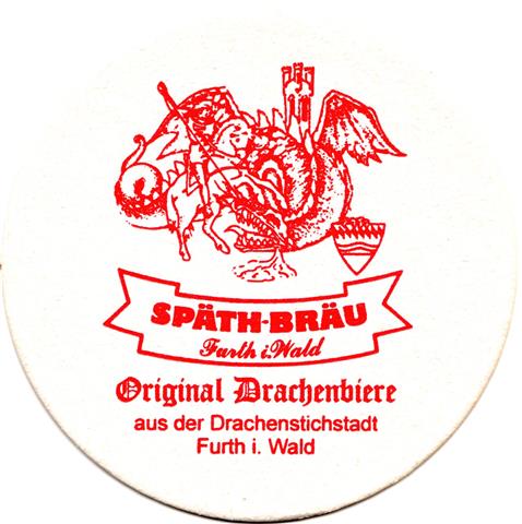 furth im wald cha-by späth rund 1a (215-original drachenbiere-rot)